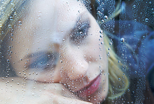 depressed woman